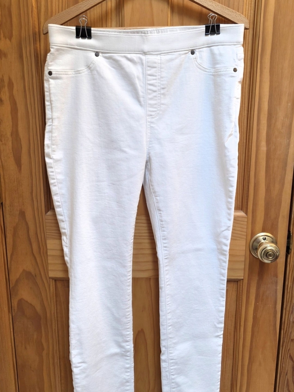 Simply Vera Vera Wang White Women's Skinny Jeans